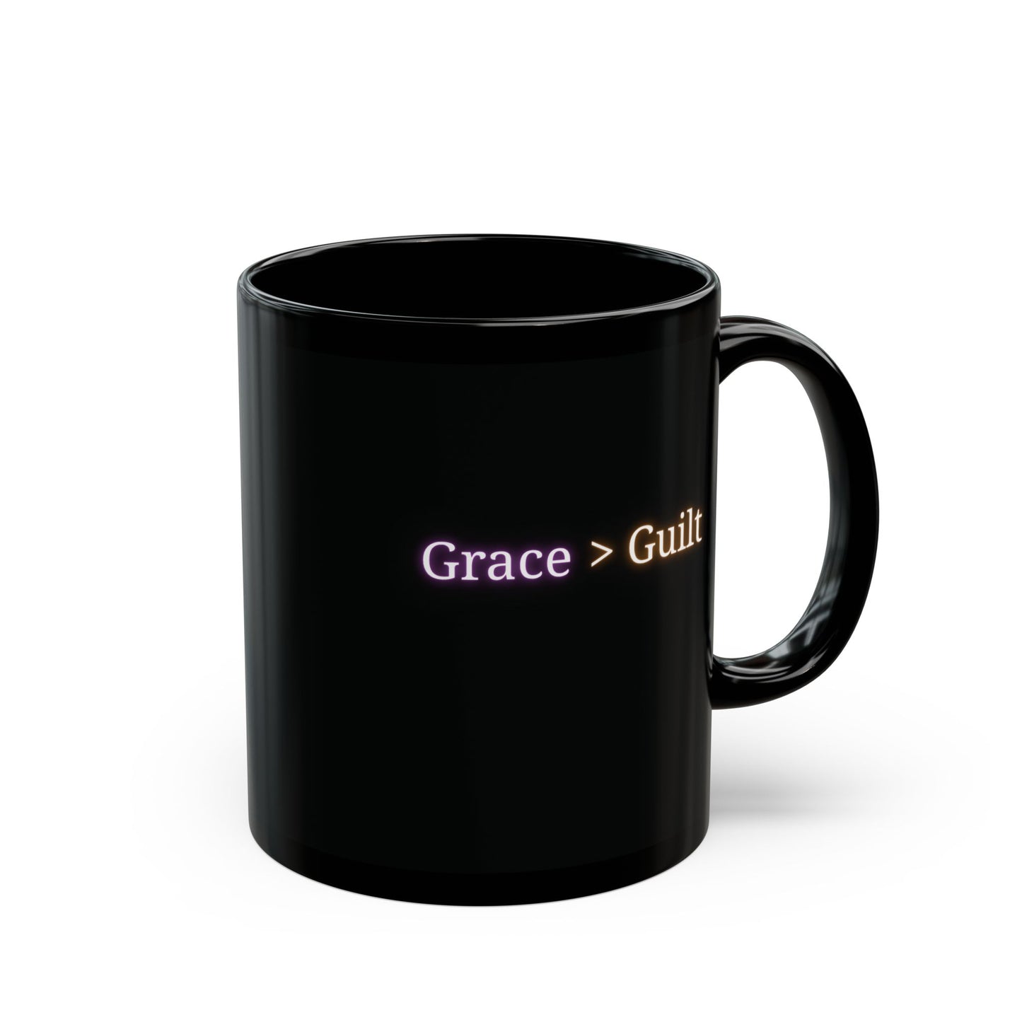 Grace > Guilt — Gradient Affirmation Mug