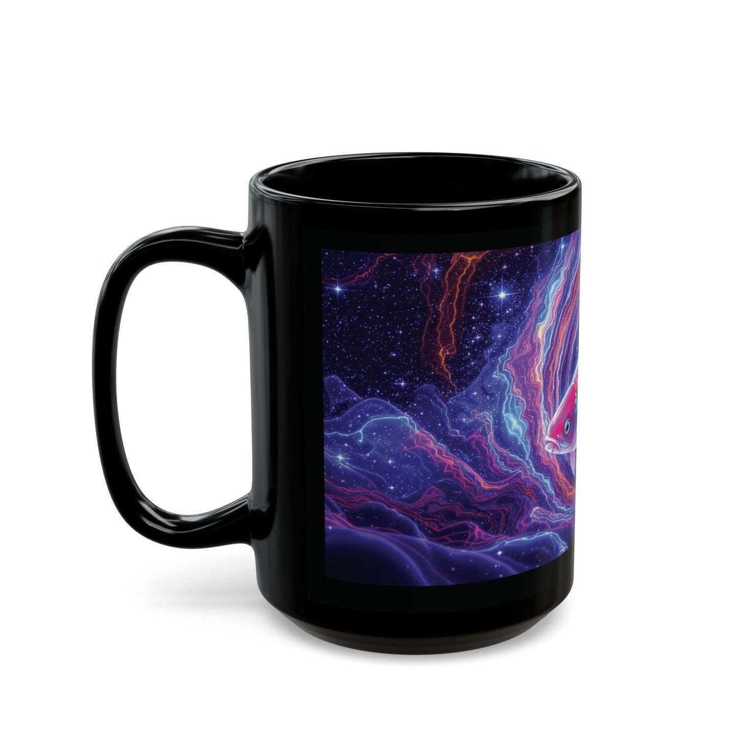 Cosmic Rainbow Koi Mug