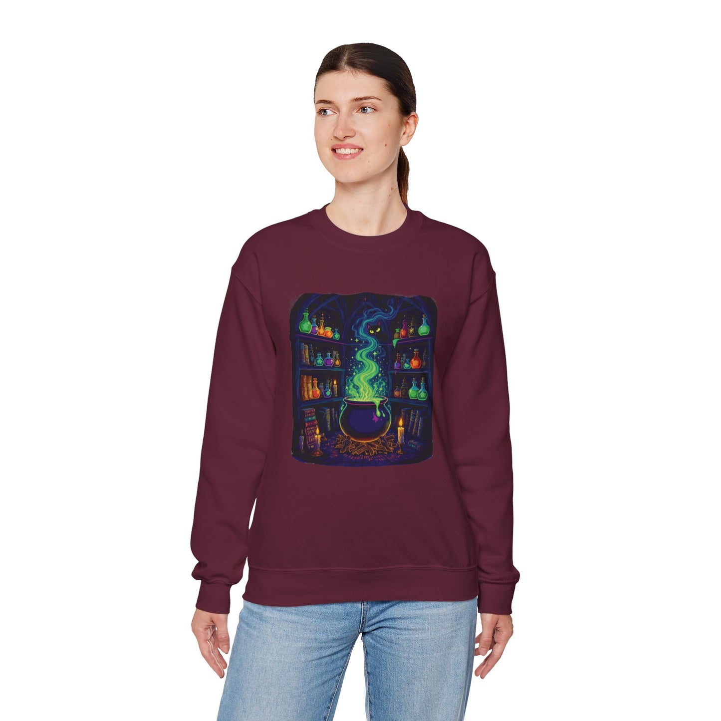 Potion Parlour Sweatshirt – Enchanted Witch Apothecary Pullover