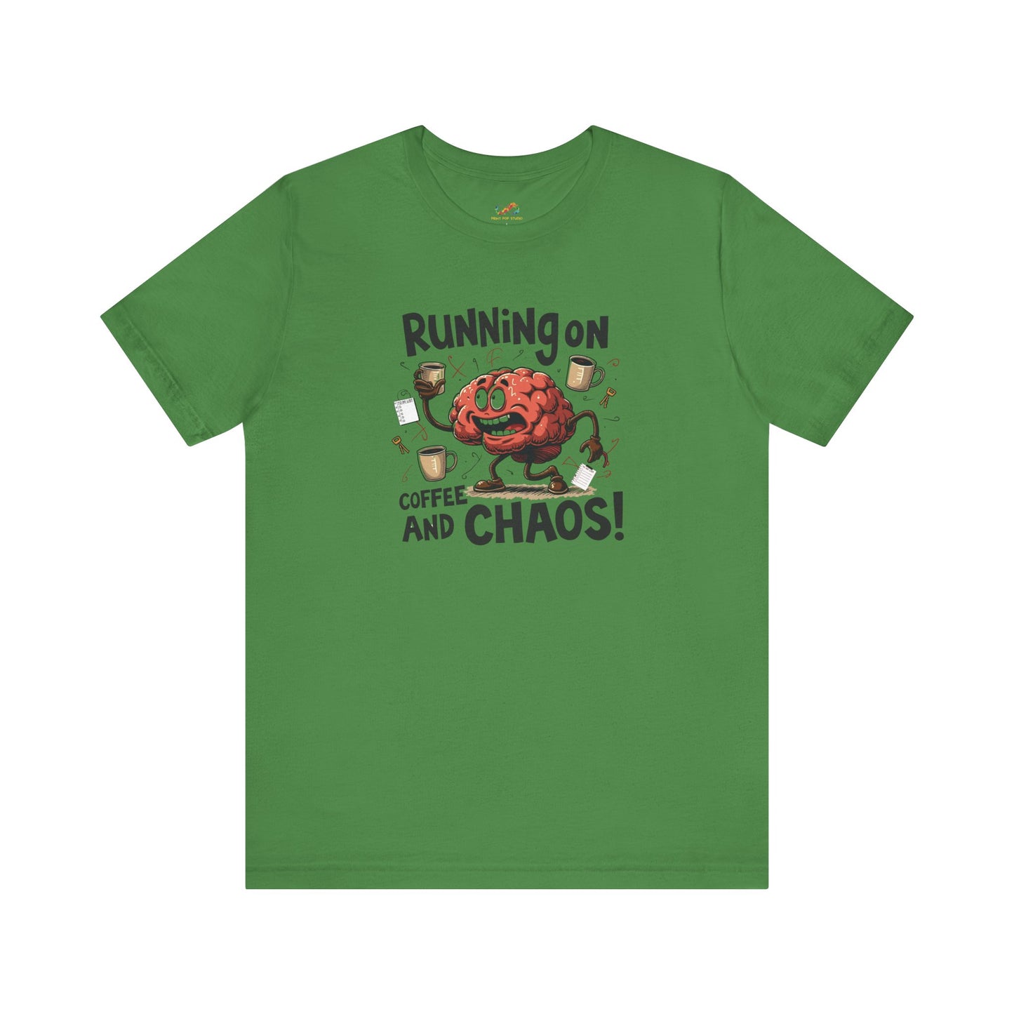 Coffee & Chaos Brain Tee