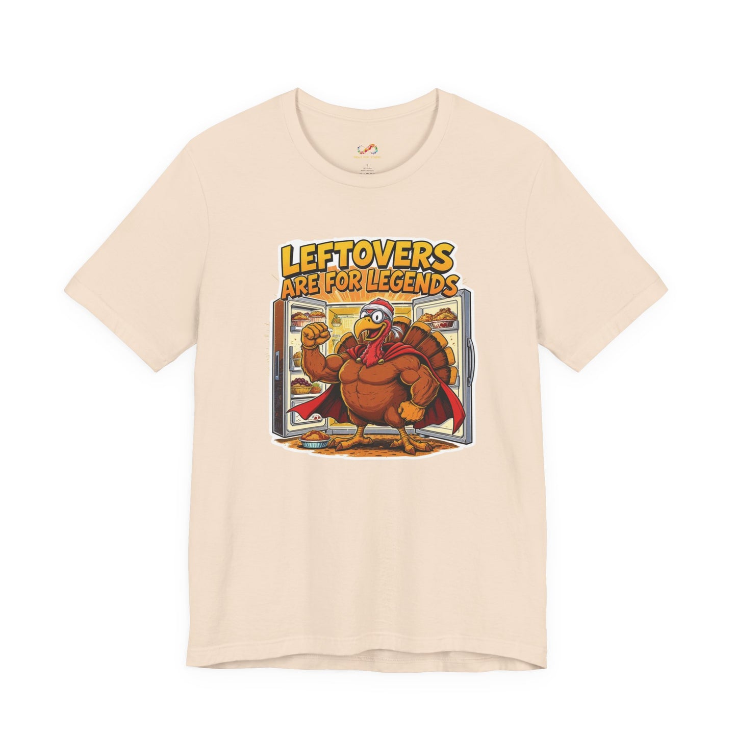 Leftovers Are for Legends Tee – Funny Thanksgiving Cartoon Shirt