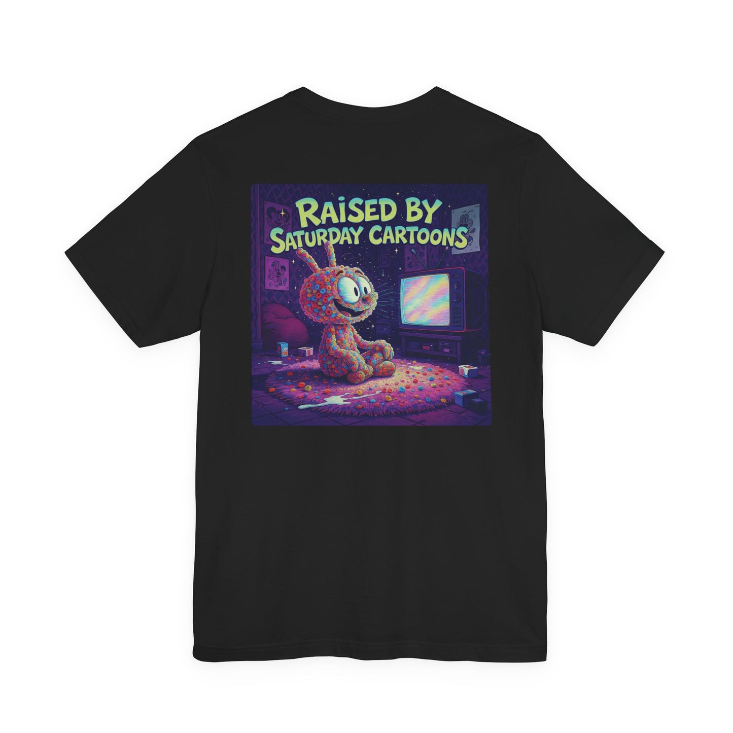 Raised by Saturday Cartoons — Nostalgic Static & Cereal Character Print