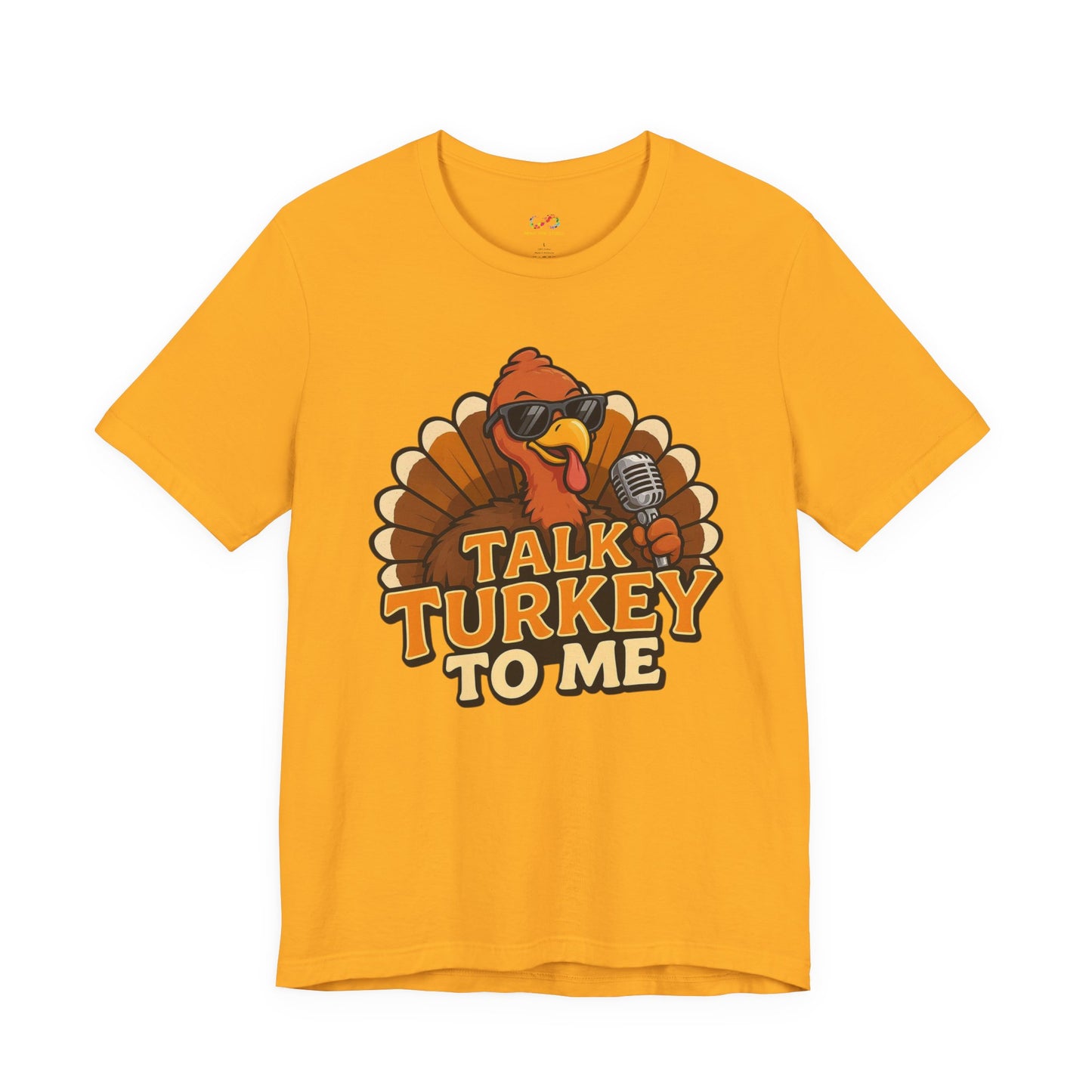 Talk Turkey to Me Tee – Retro Cartoon Turkey Comedian Graphic