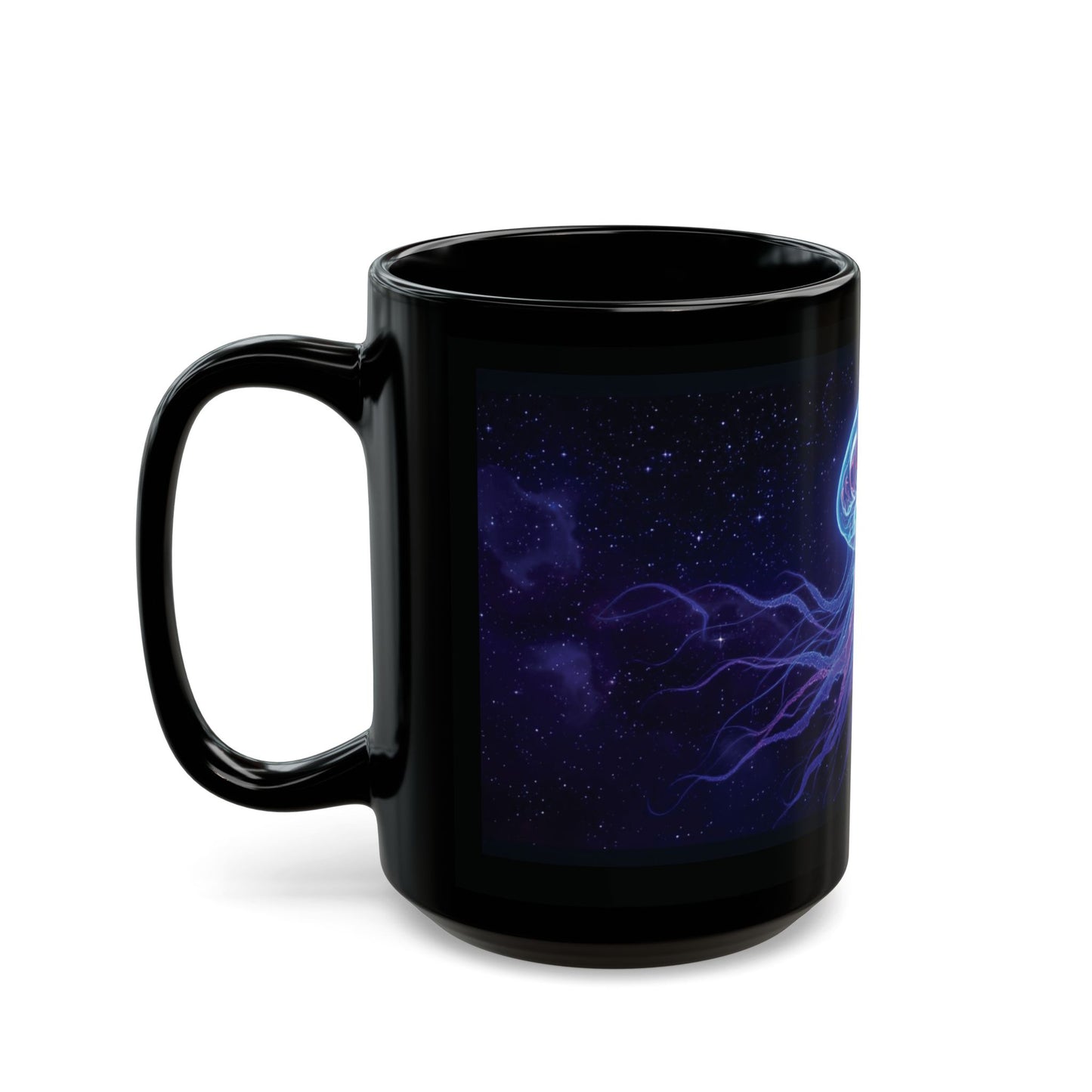 Neon Psychedelic Jellyfish Mug