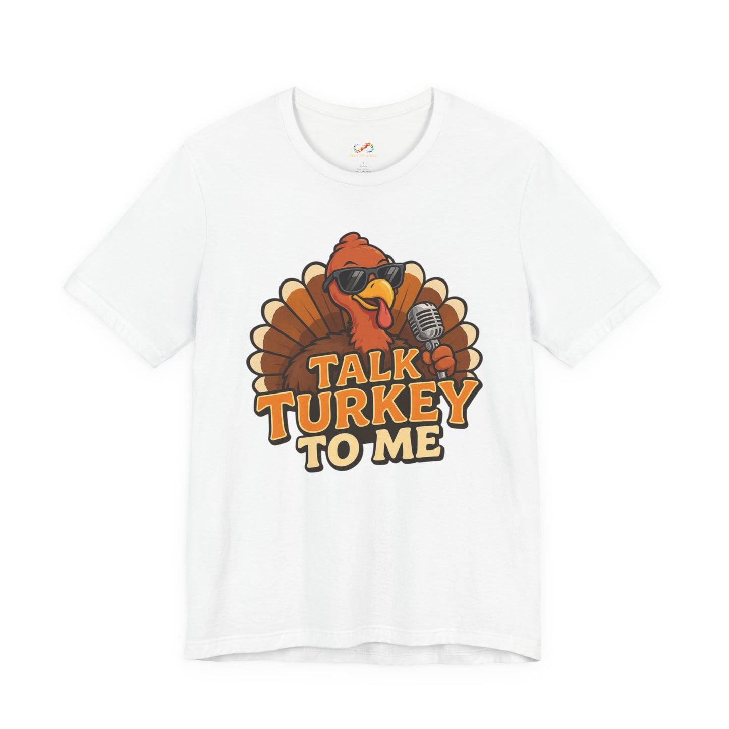 Talk Turkey to Me Tee – Retro Cartoon Turkey Comedian Graphic