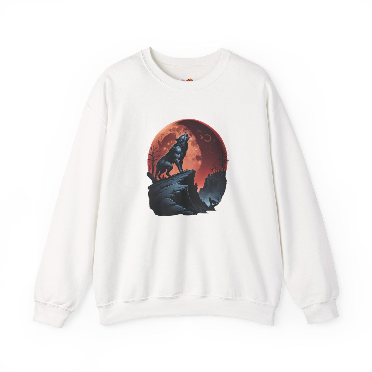Blood Moon Howl Sweatshirt – Werewolf & Red Moon Pullover