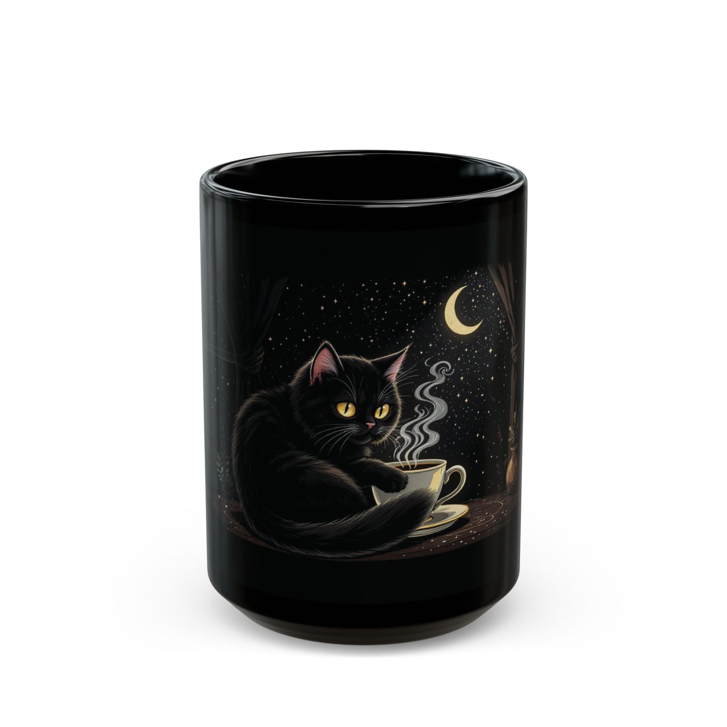 Black Cat & Brew Mug
