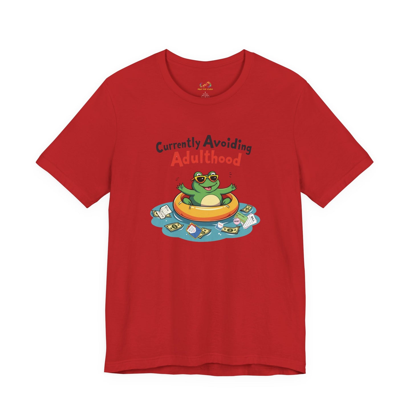Avoiding Adulthood Frog Tee