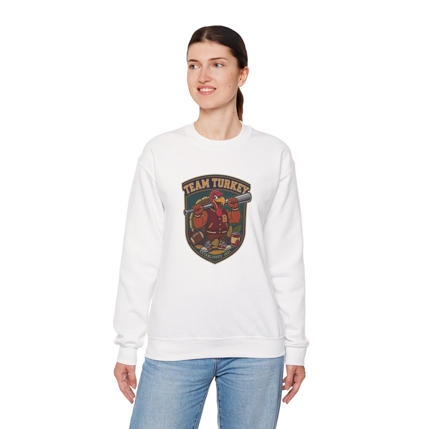 Team Turkey Sweatshirt – Varsity Thanksgiving Edition