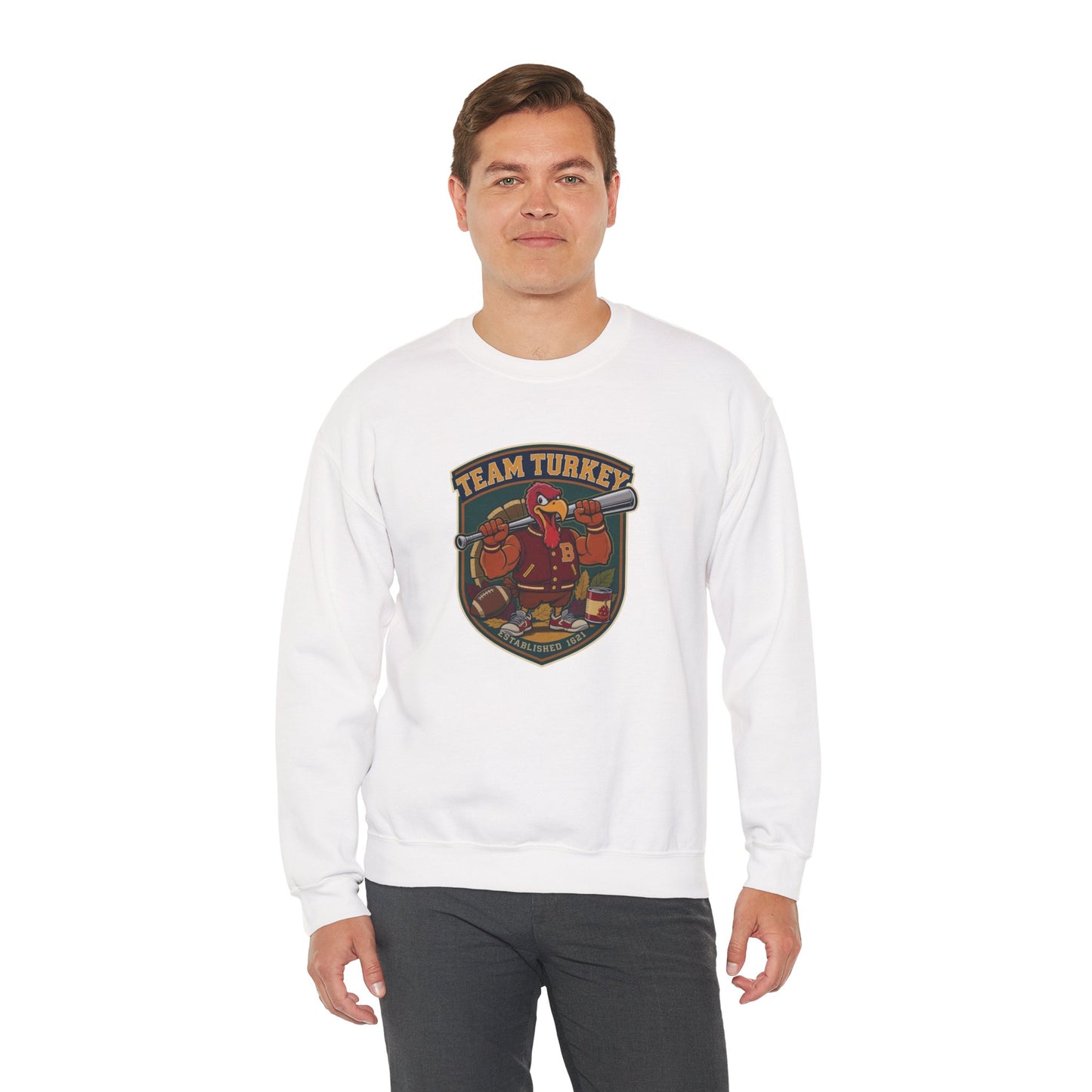 Team Turkey Sweatshirt – Varsity Thanksgiving Edition