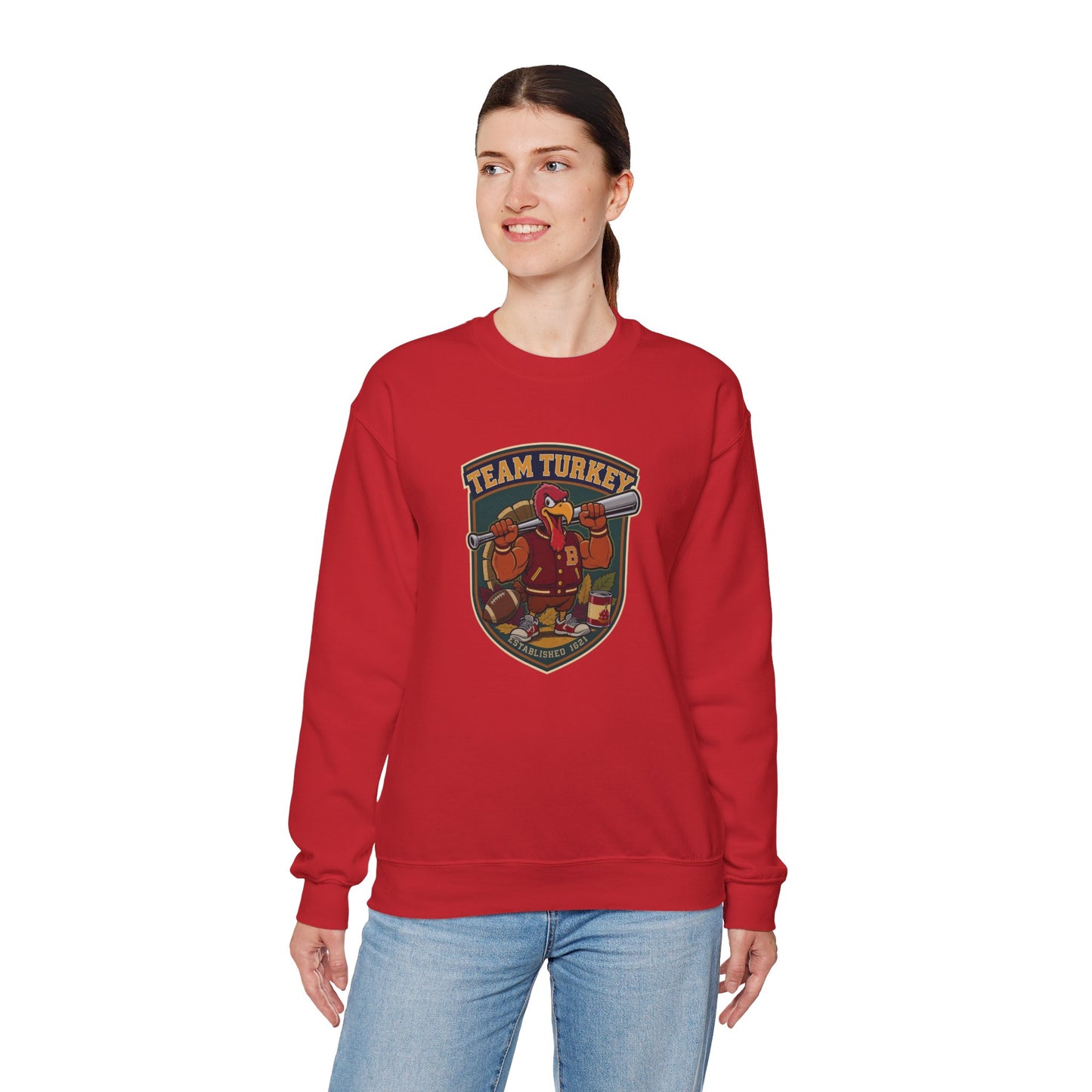 Team Turkey Sweatshirt – Varsity Thanksgiving Edition