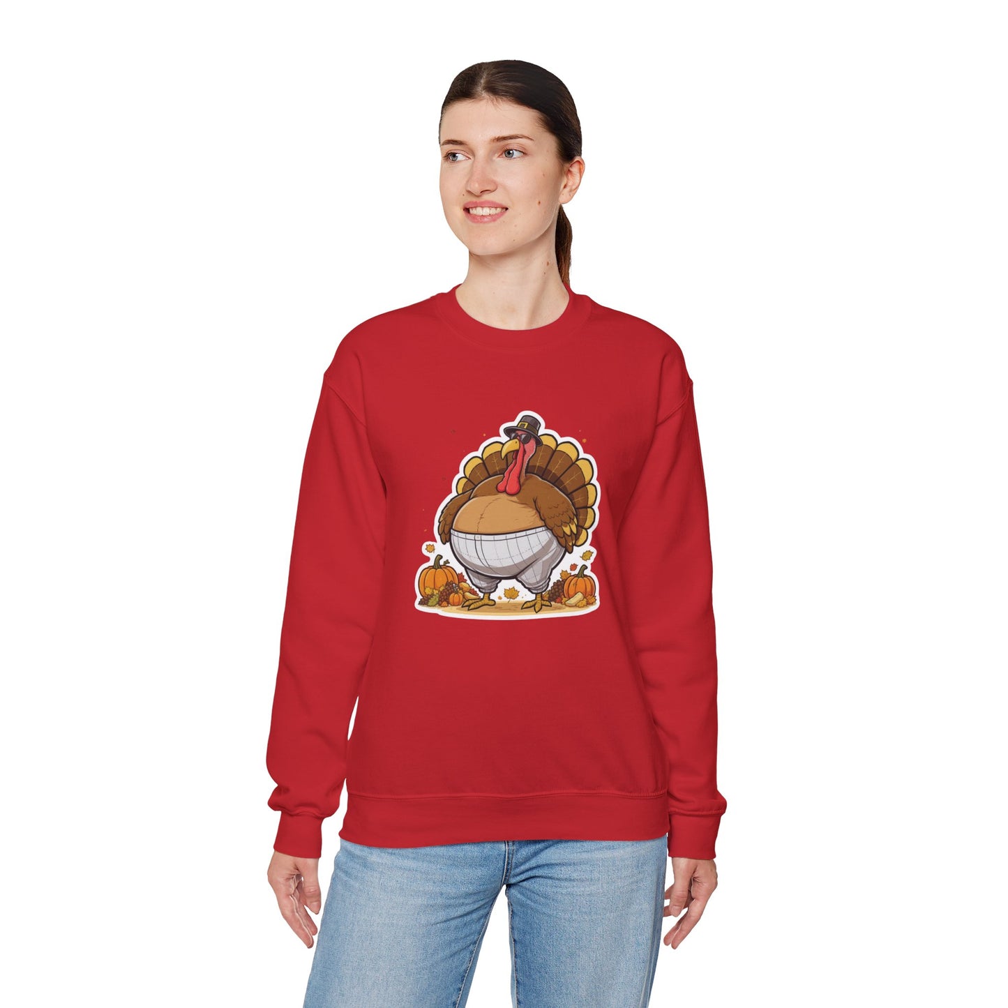 Gobble ‘Til You Wobble Sweatshirt – Funny Thanksgiving Turkey Sweater