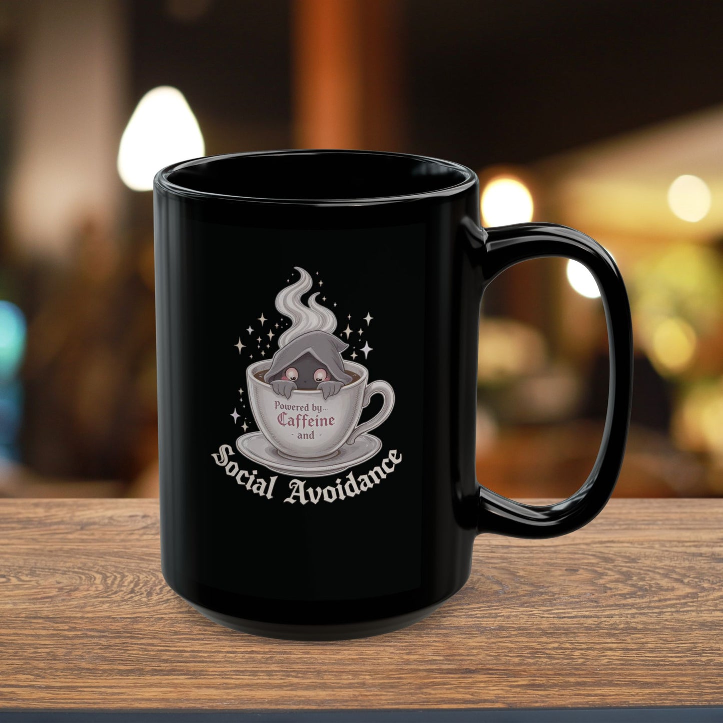 Powered by Caffeine and Social Avoidance Mug