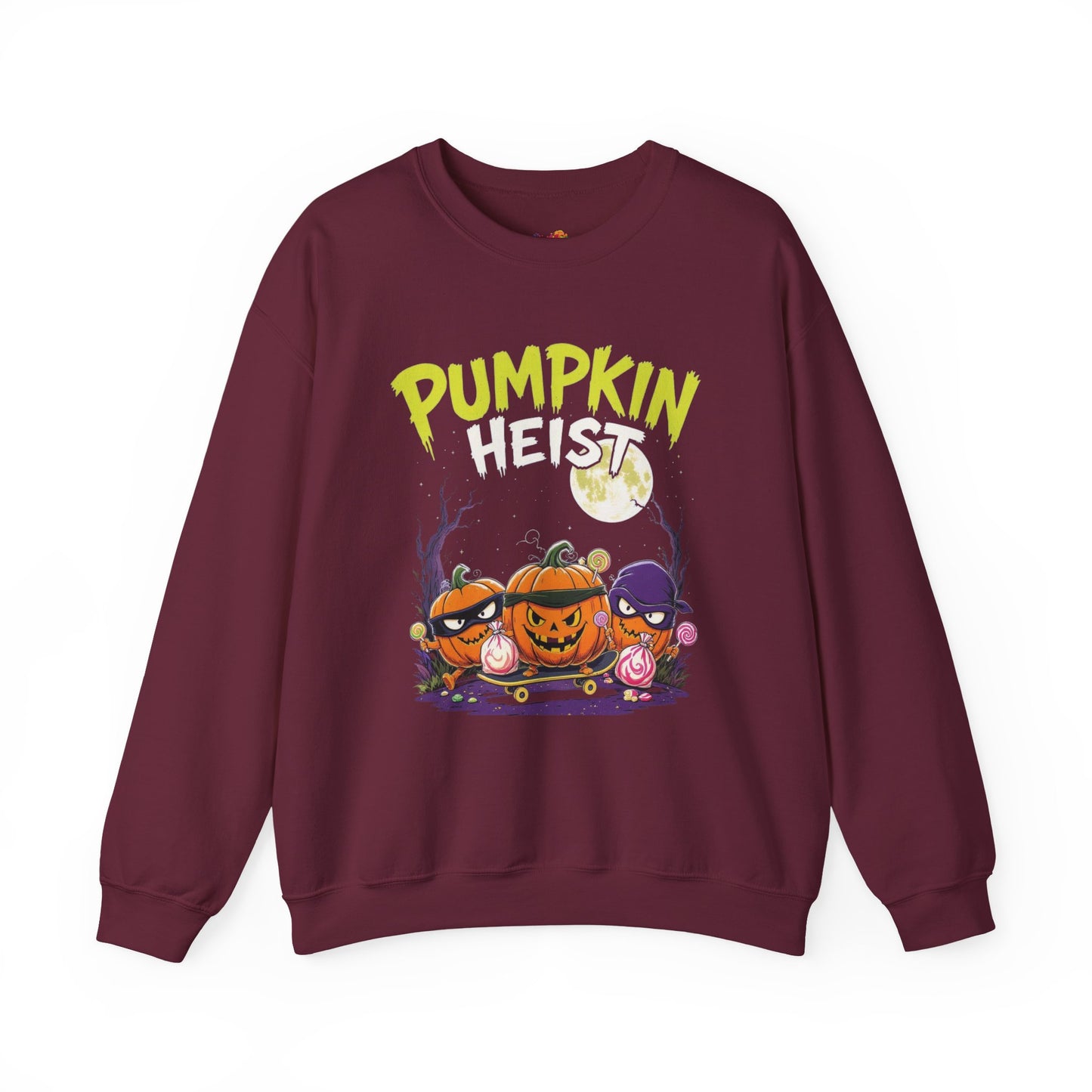 Pumpkin Heist Sweatshirt – Halloween Pumpkin Bandit Pullover