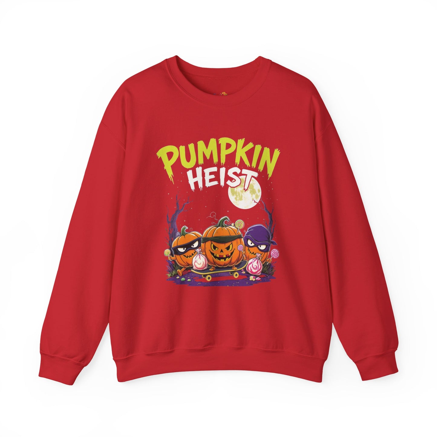 Pumpkin Heist Sweatshirt – Halloween Pumpkin Bandit Pullover
