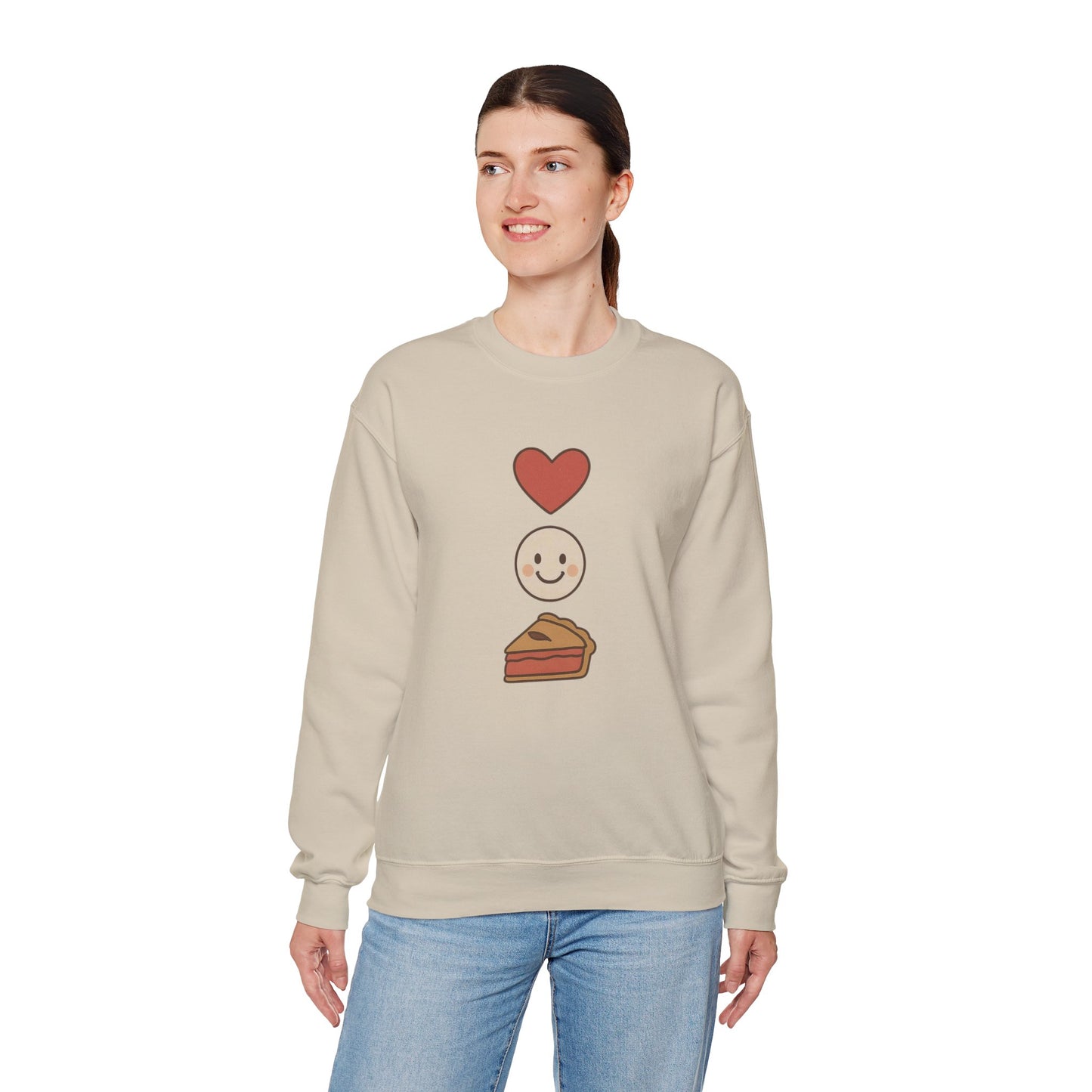 Thankful, Grateful, Stuffed Sweatshirt – Cozy Modern Thanksgiving Sweater