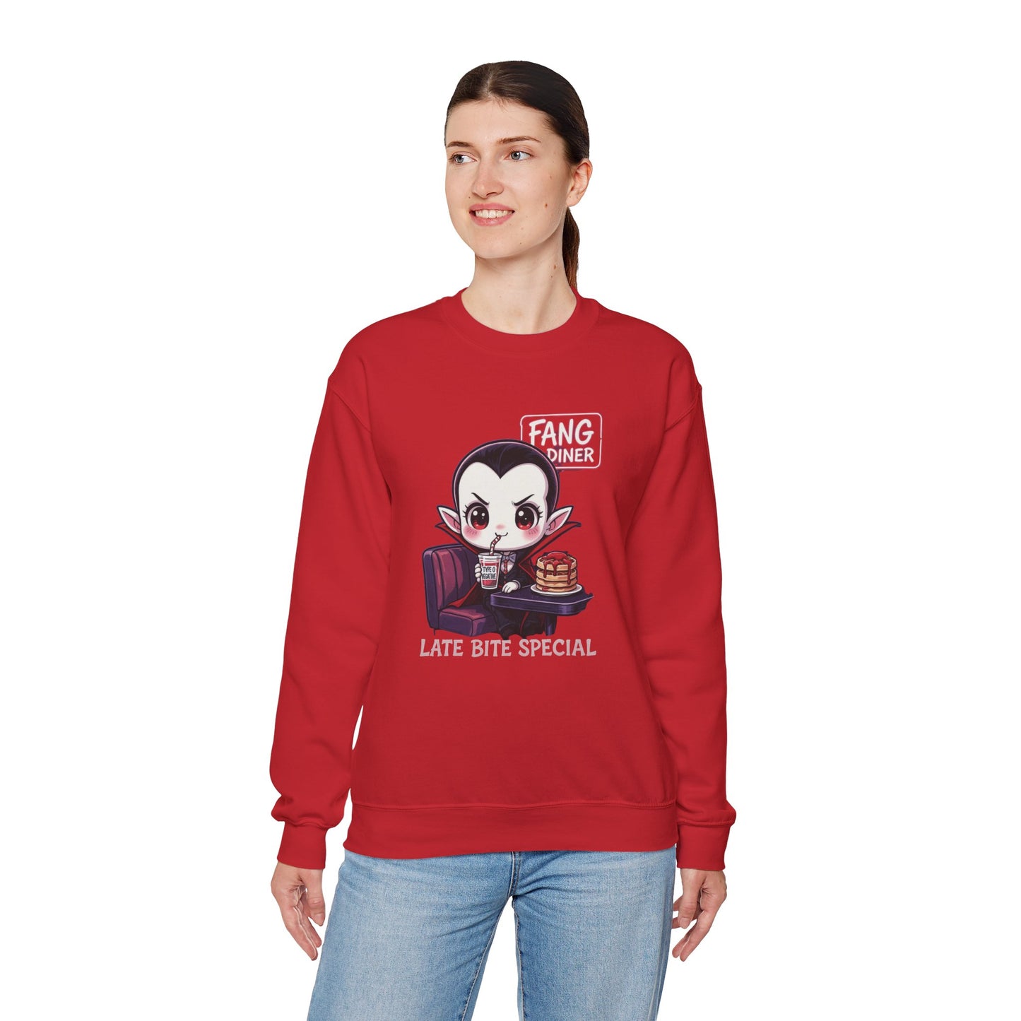 Late Bite Special Sweatshirt – Kawaii Vampire Diner Pullover
