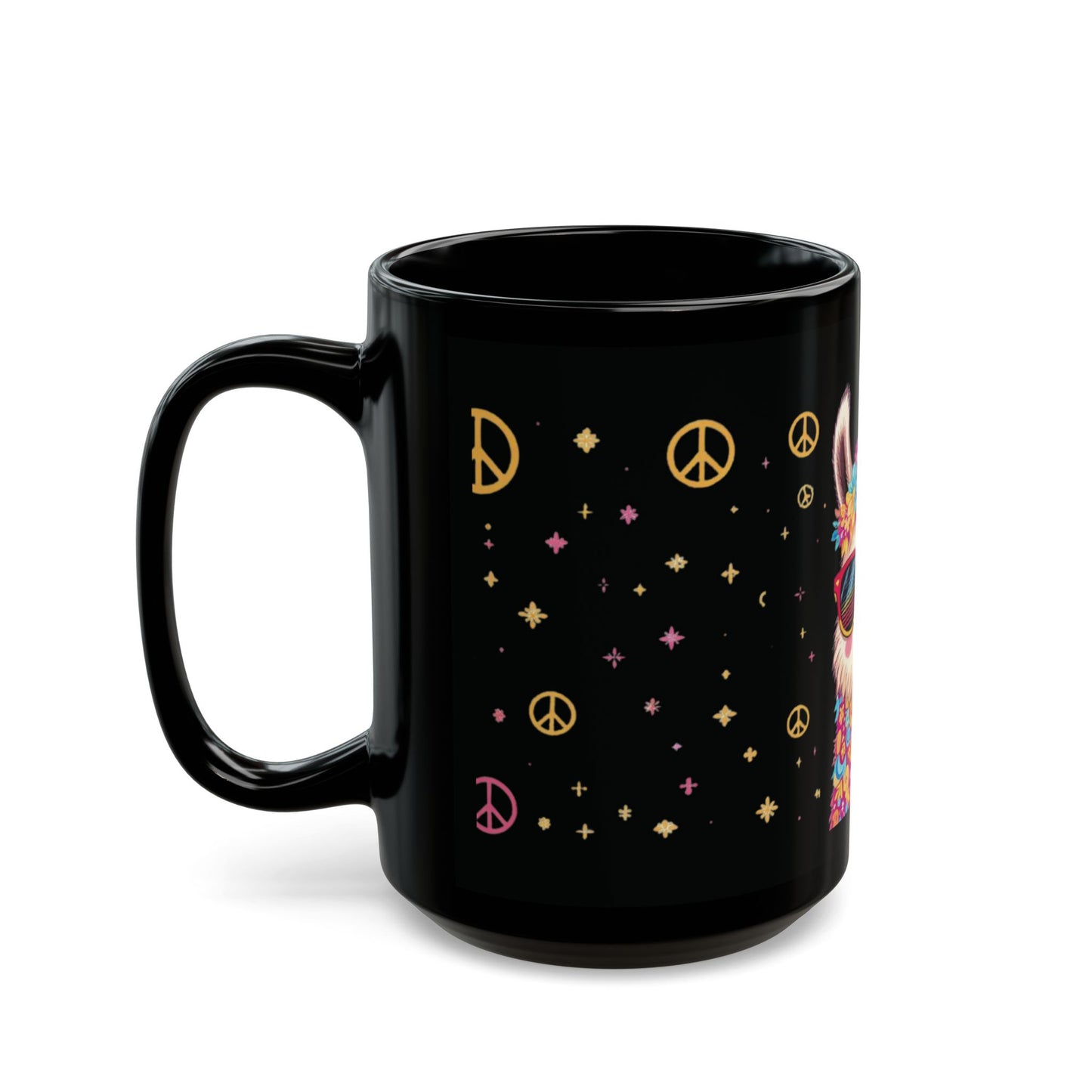 Hippie Llama Flower Crown Mug