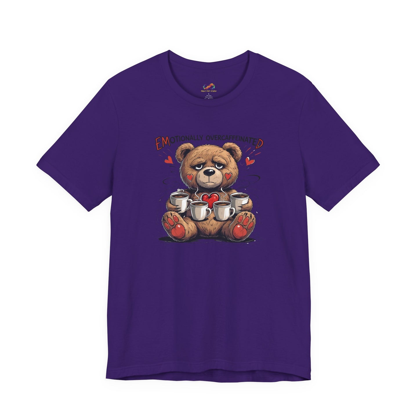 Overcaffeinated Teddy Tee