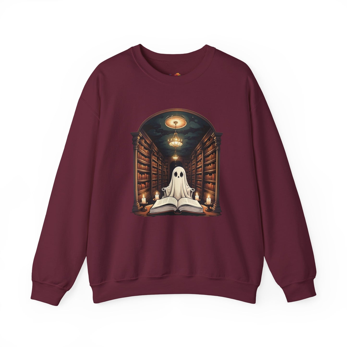 Ghost Stories & Candlelight Sweatshirt – Cozy Haunted Library Pullover