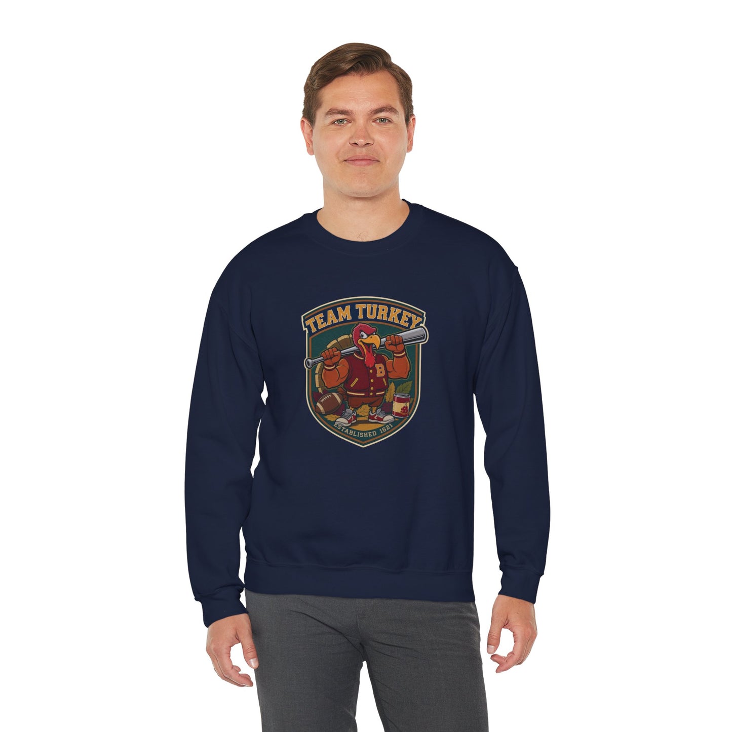 Team Turkey Sweatshirt – Varsity Thanksgiving Edition