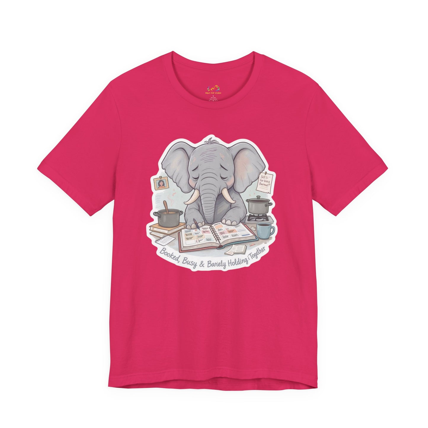 Emotionally Booked Elephant Tee