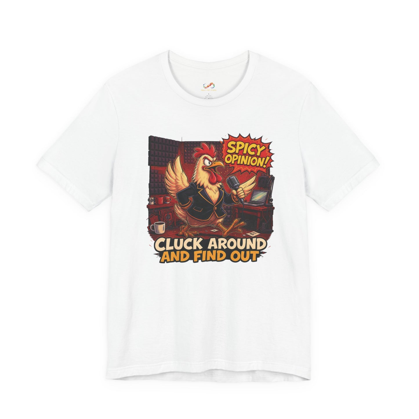 Hot Take Hen – Podcast Powerhouse Tee