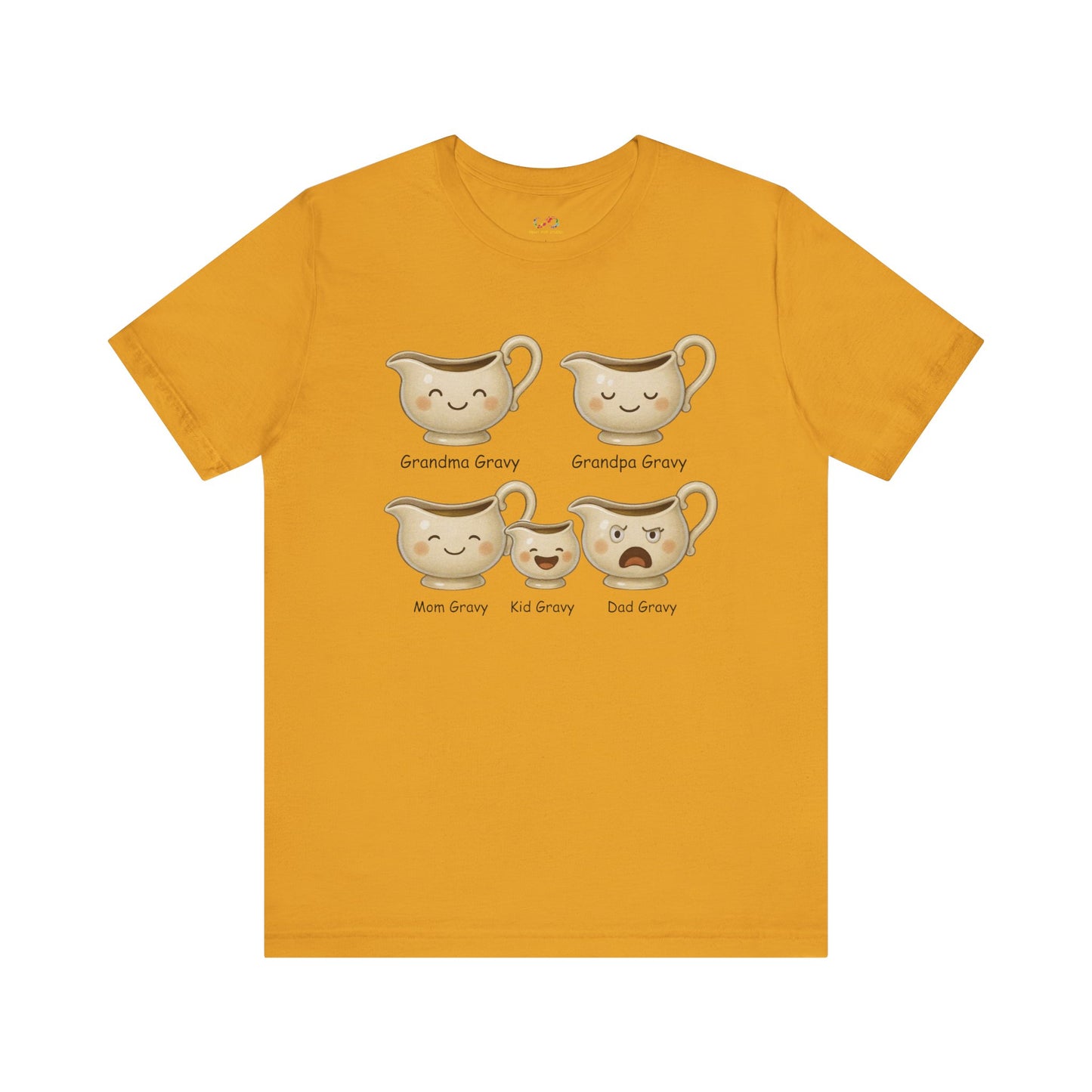 Gravy Squad Tee – Cute Family of Gravy Boats Graphic