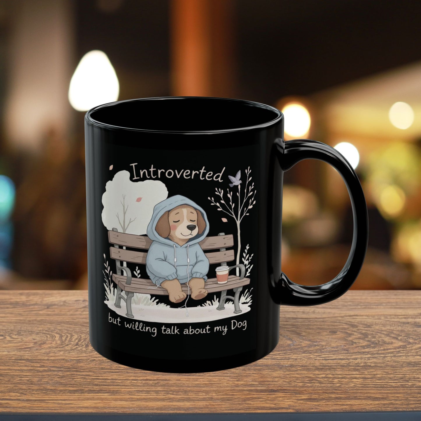 Introverted but Willing to Talk About My Dog — Indie Pup Mug