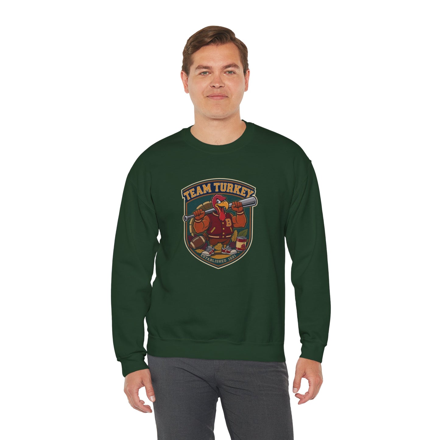 Team Turkey Sweatshirt – Varsity Thanksgiving Edition