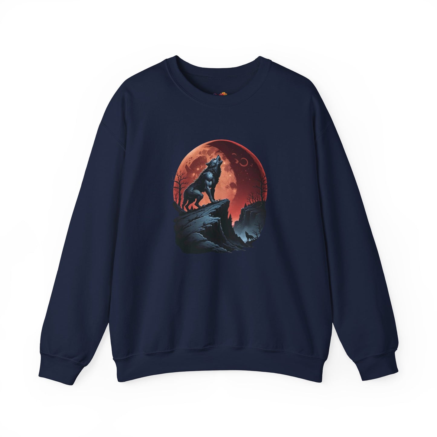 Blood Moon Howl Sweatshirt – Werewolf & Red Moon Pullover