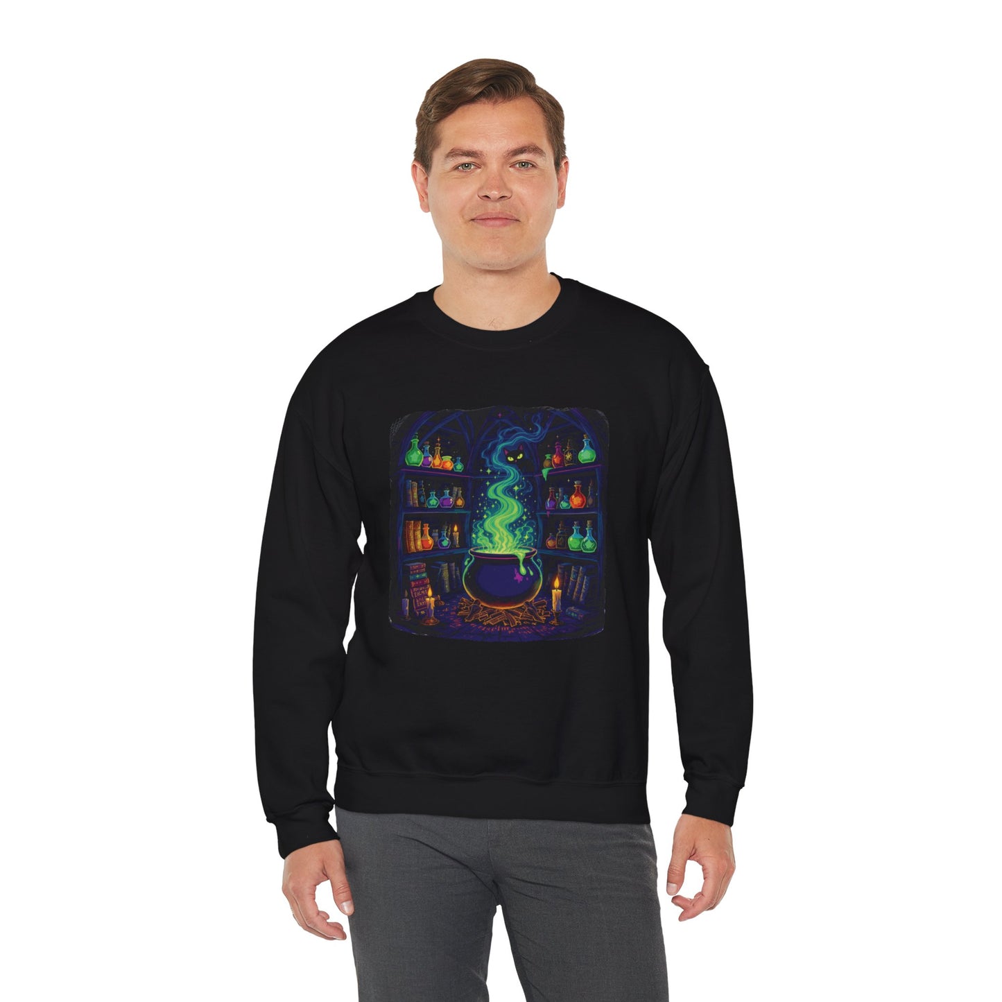Potion Parlour Sweatshirt – Enchanted Witch Apothecary Pullover