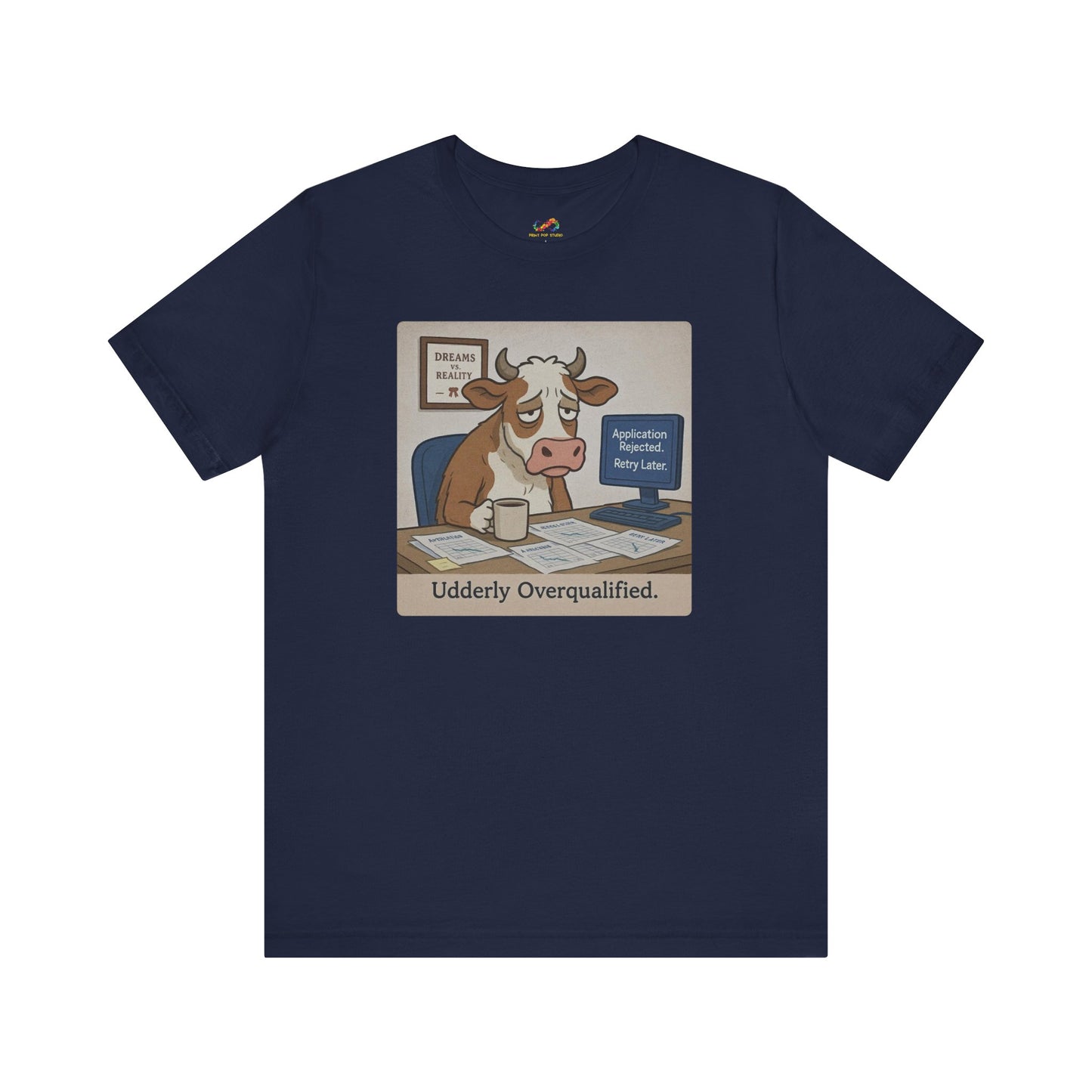 Crushed Ambition Cow Tee