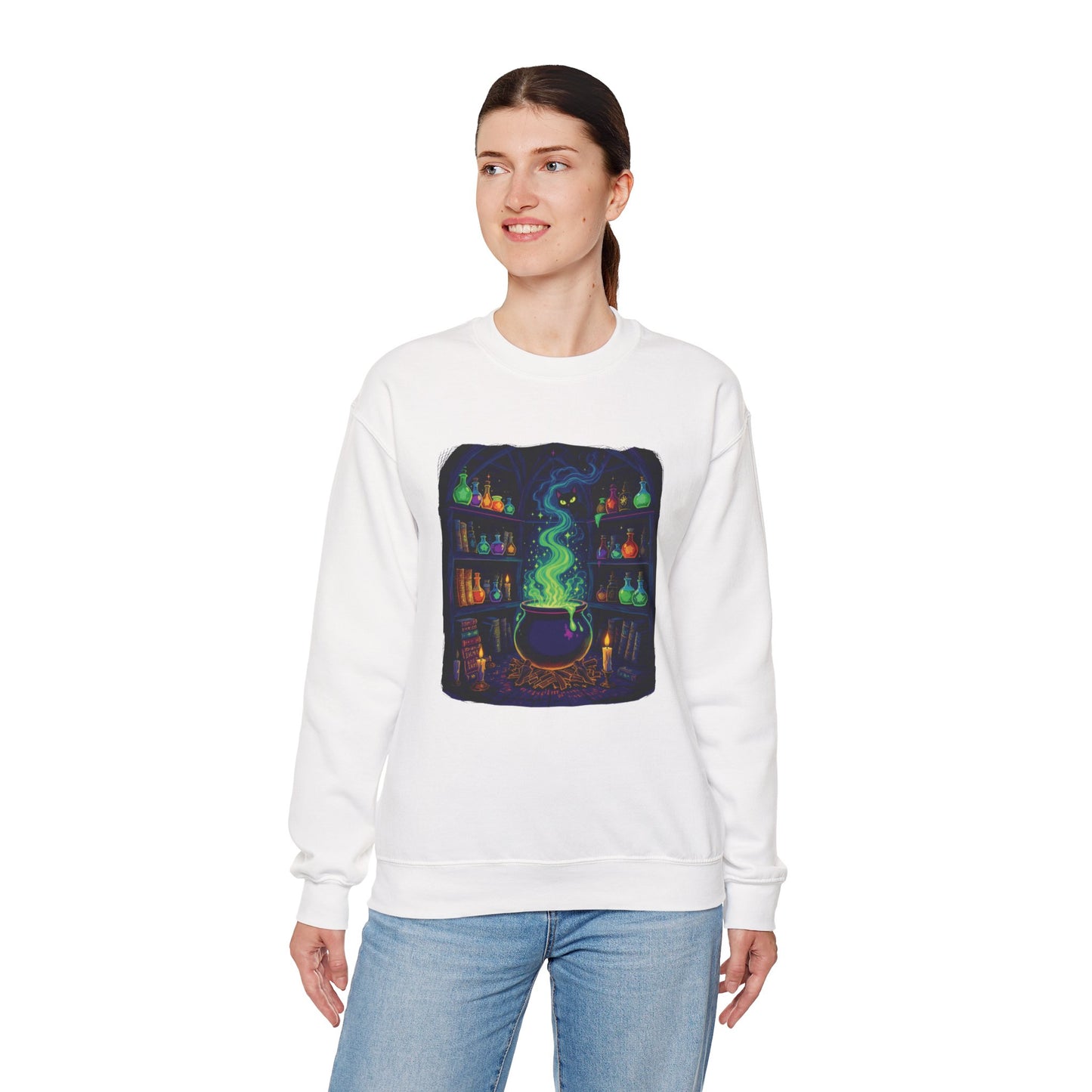 Potion Parlour Sweatshirt – Enchanted Witch Apothecary Pullover
