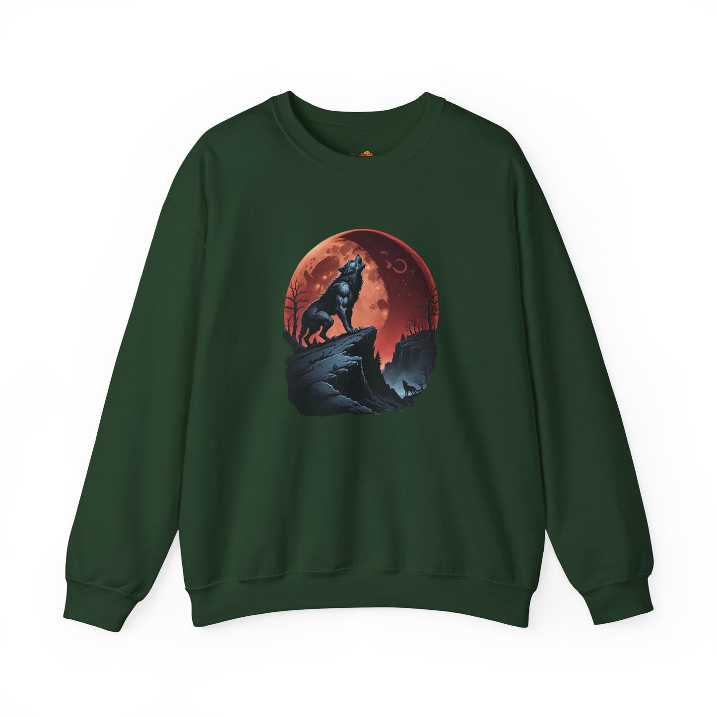 Blood Moon Howl Sweatshirt – Werewolf & Red Moon Pullover