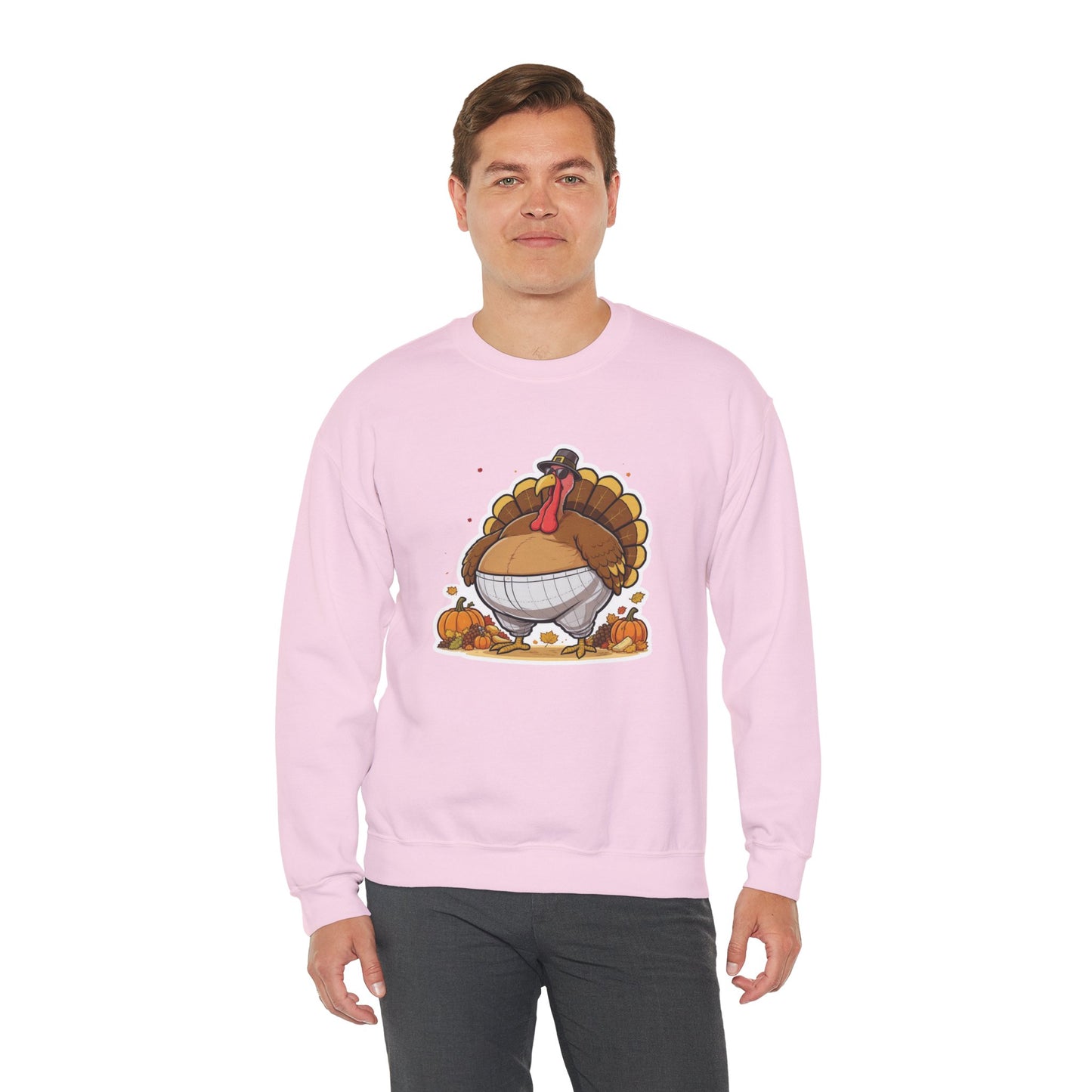 Gobble ‘Til You Wobble Sweatshirt – Funny Thanksgiving Turkey Sweater