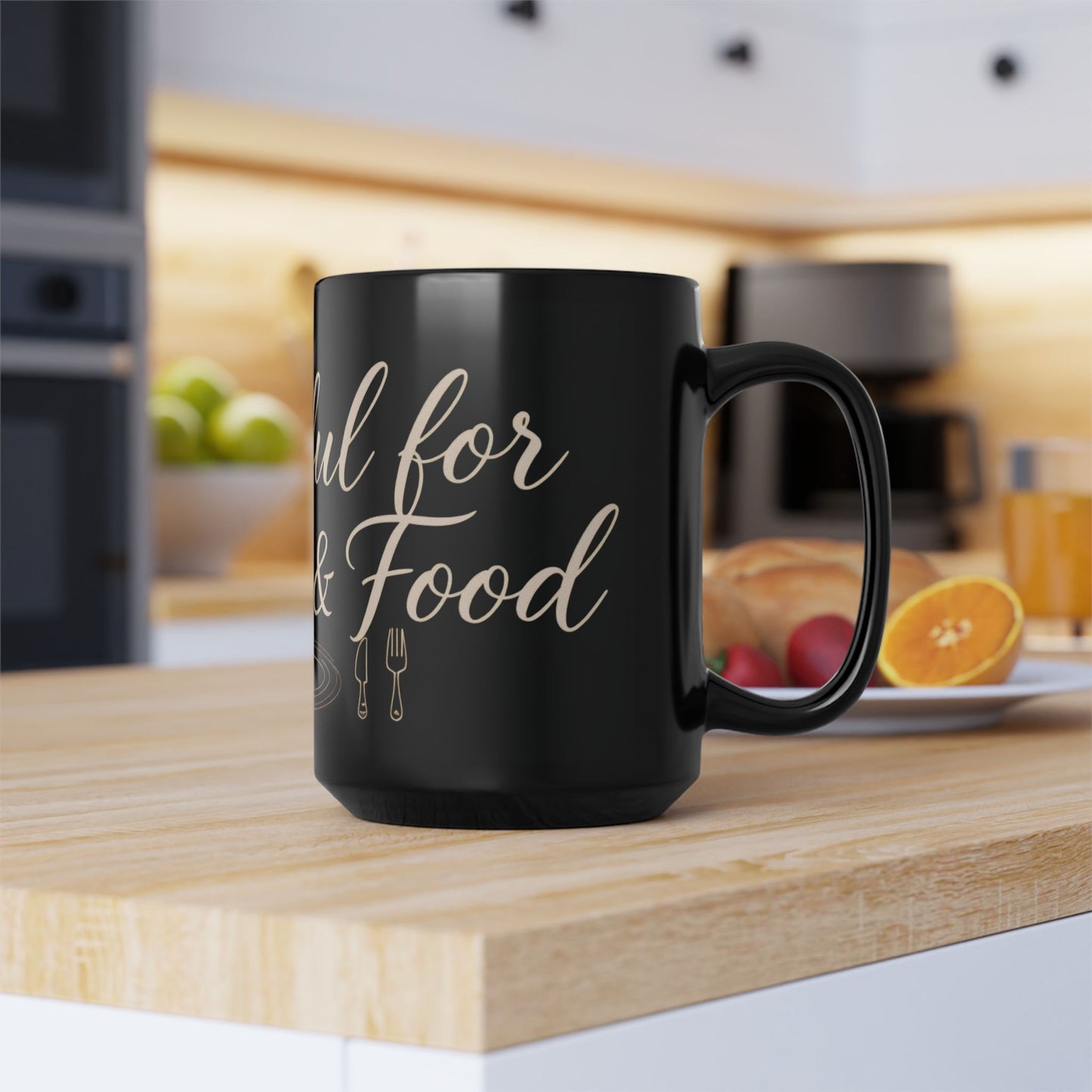 Thankful for Family & Food Mug