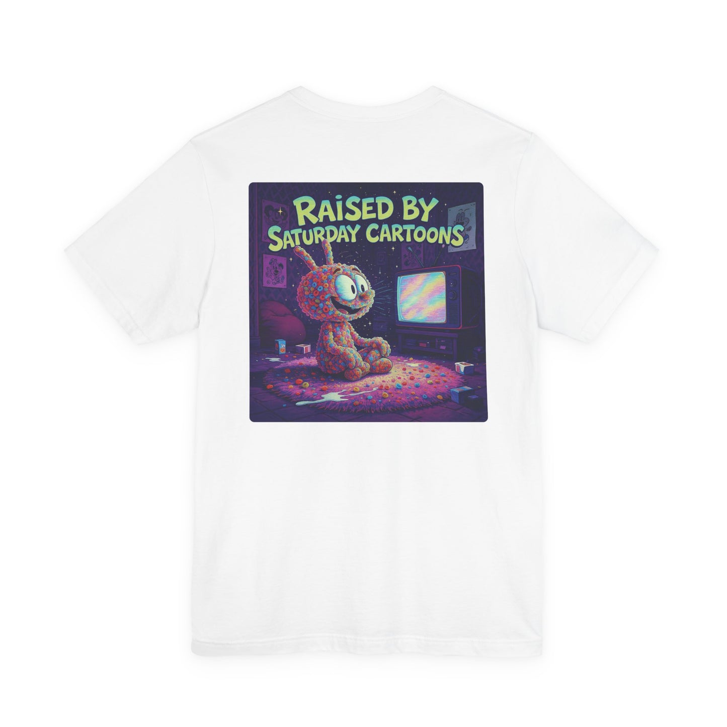 Raised by Saturday Cartoons — Nostalgic Static & Cereal Character Print