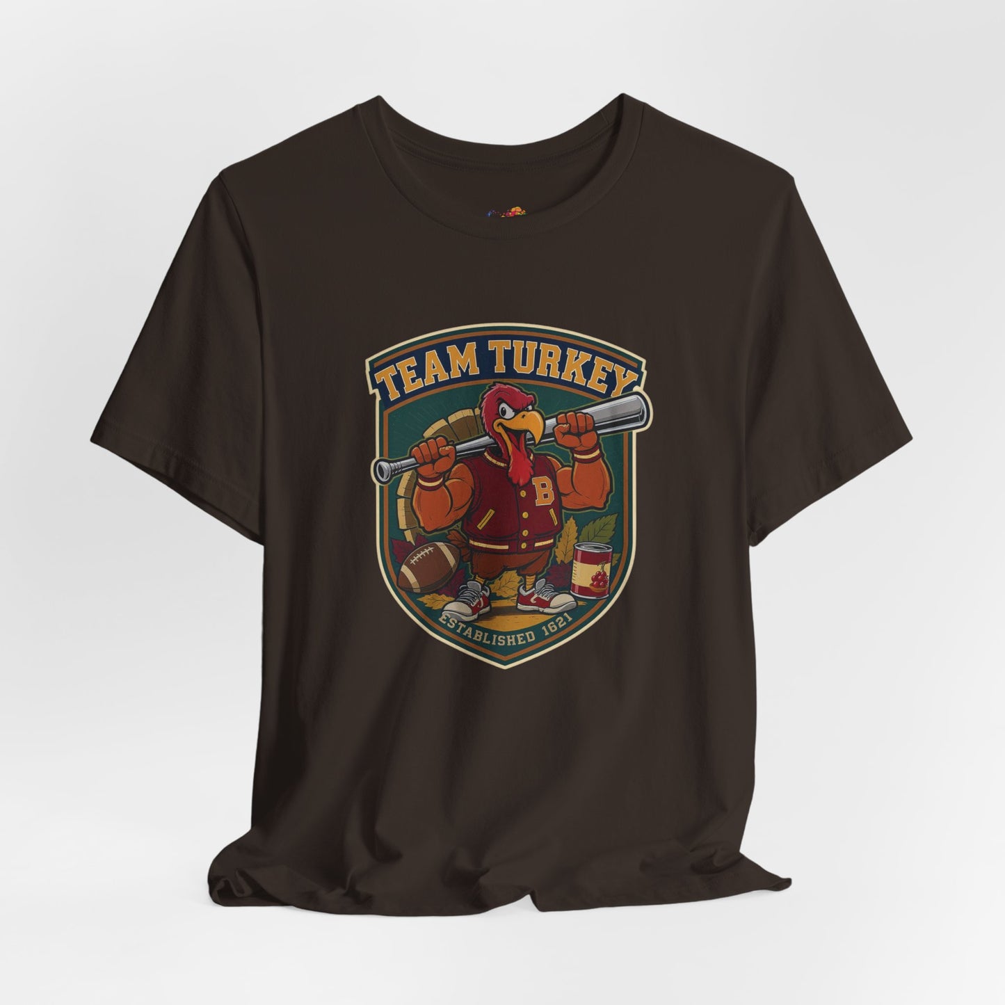 Team Turkey Tee – Thanksgiving Varsity Style Shirt