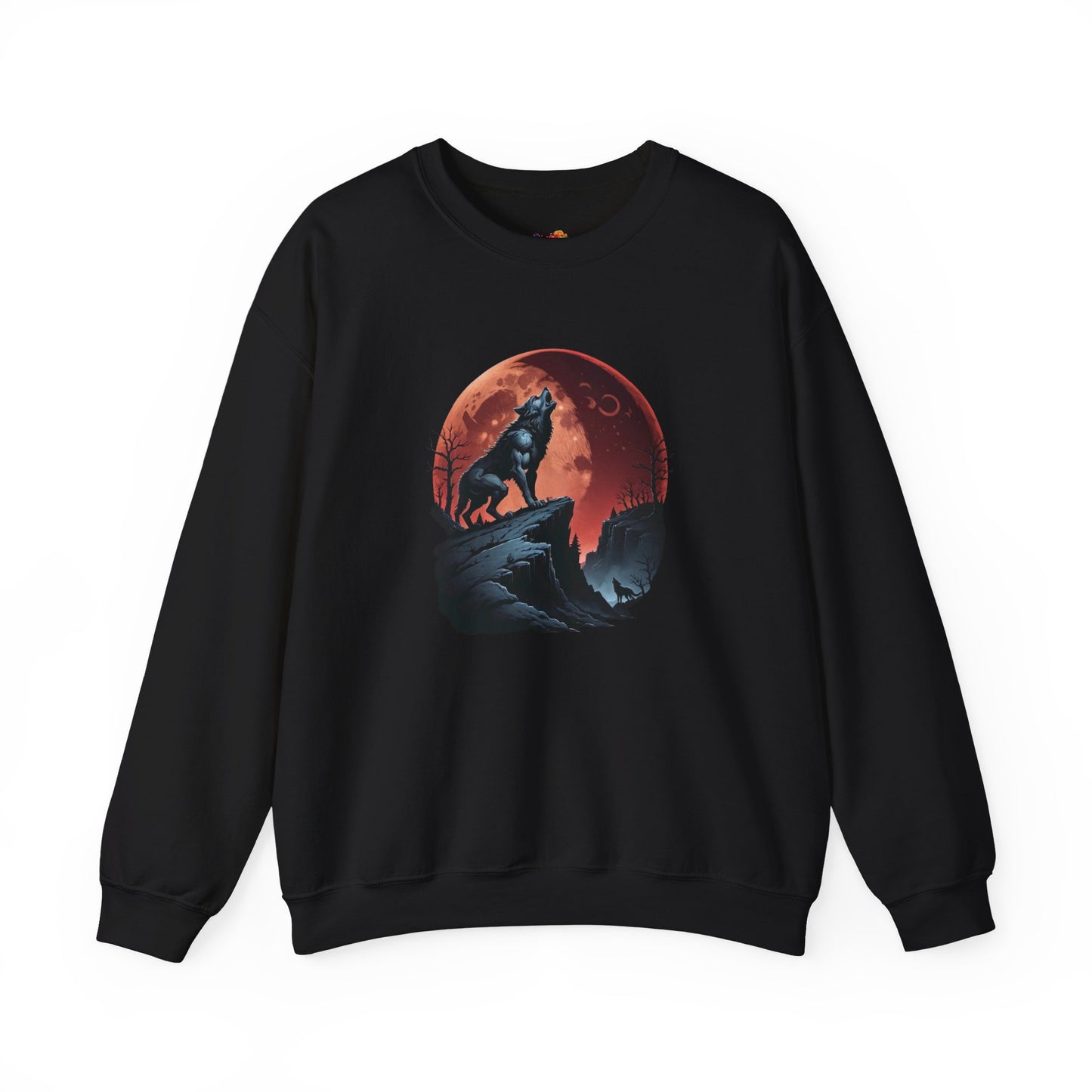 Blood Moon Howl Sweatshirt – Werewolf & Red Moon Pullover