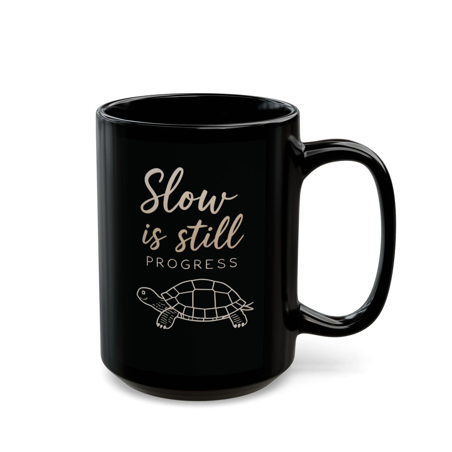 Slow is Still Progress — Mindful Tortoise Mug