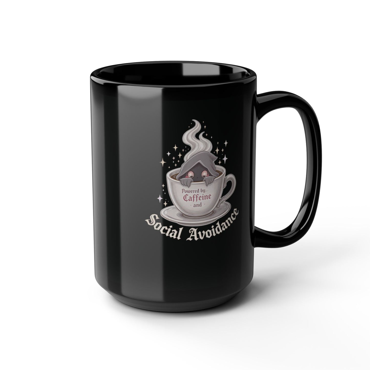 Powered by Caffeine and Social Avoidance Mug