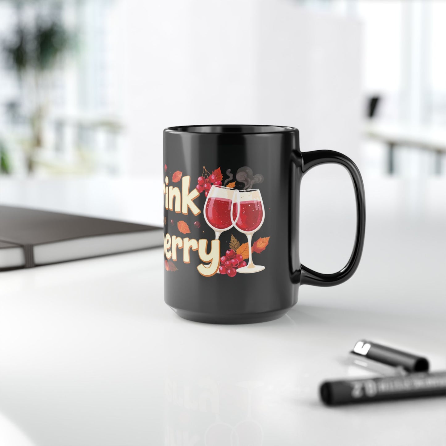 Eat, Drink & Cranberry Mug