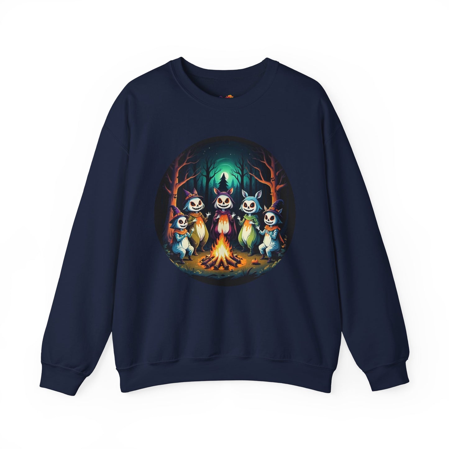 Enchanted Gathering Tee – Whimsical Forest Spirits Halloween Shirt