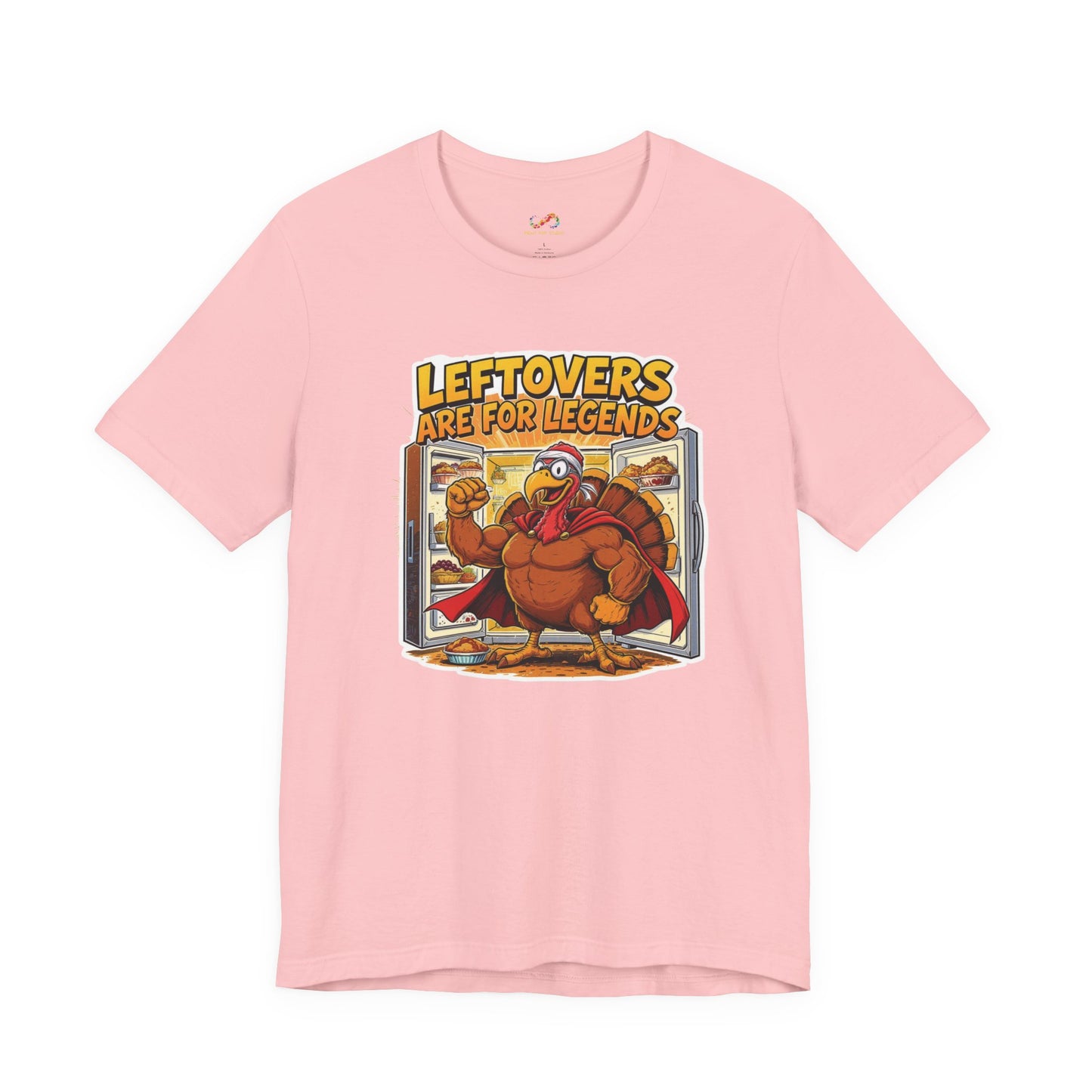 Leftovers Are for Legends Tee – Funny Thanksgiving Cartoon Shirt