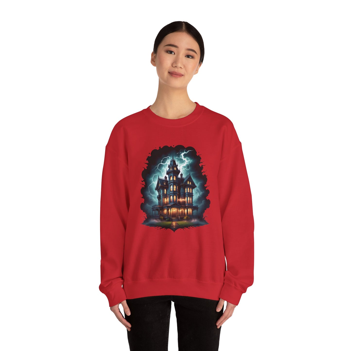The Manor of Midnight Sweatshirt – Gothic Victorian Haunted Mansion Shirt