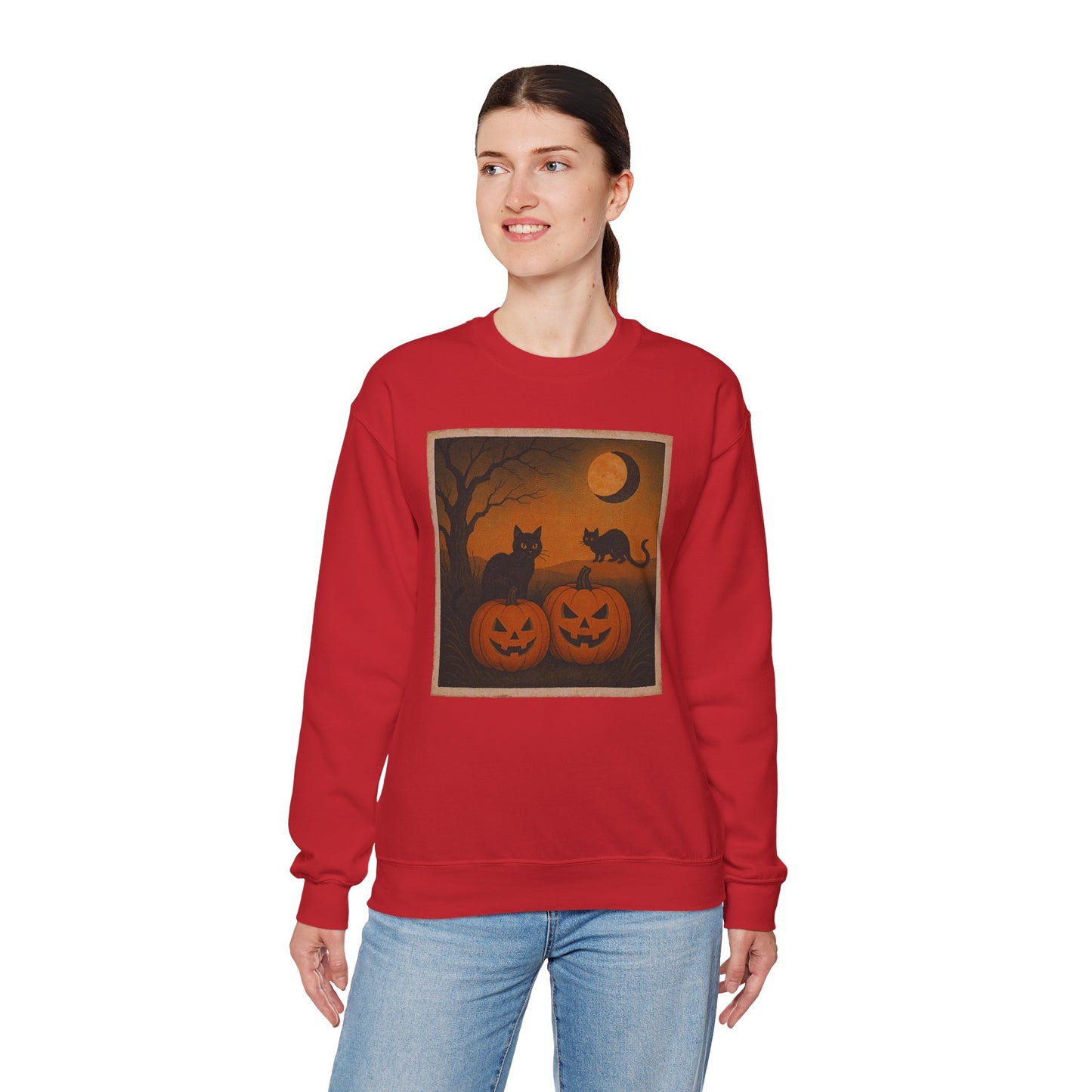 Pumpkins & Postcards Sweatshirt – Vintage Halloween Pullover