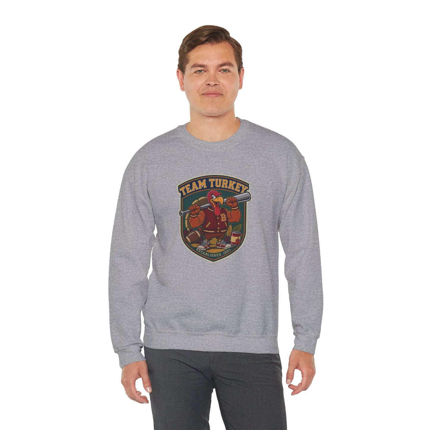 Team Turkey Sweatshirt – Varsity Thanksgiving Edition