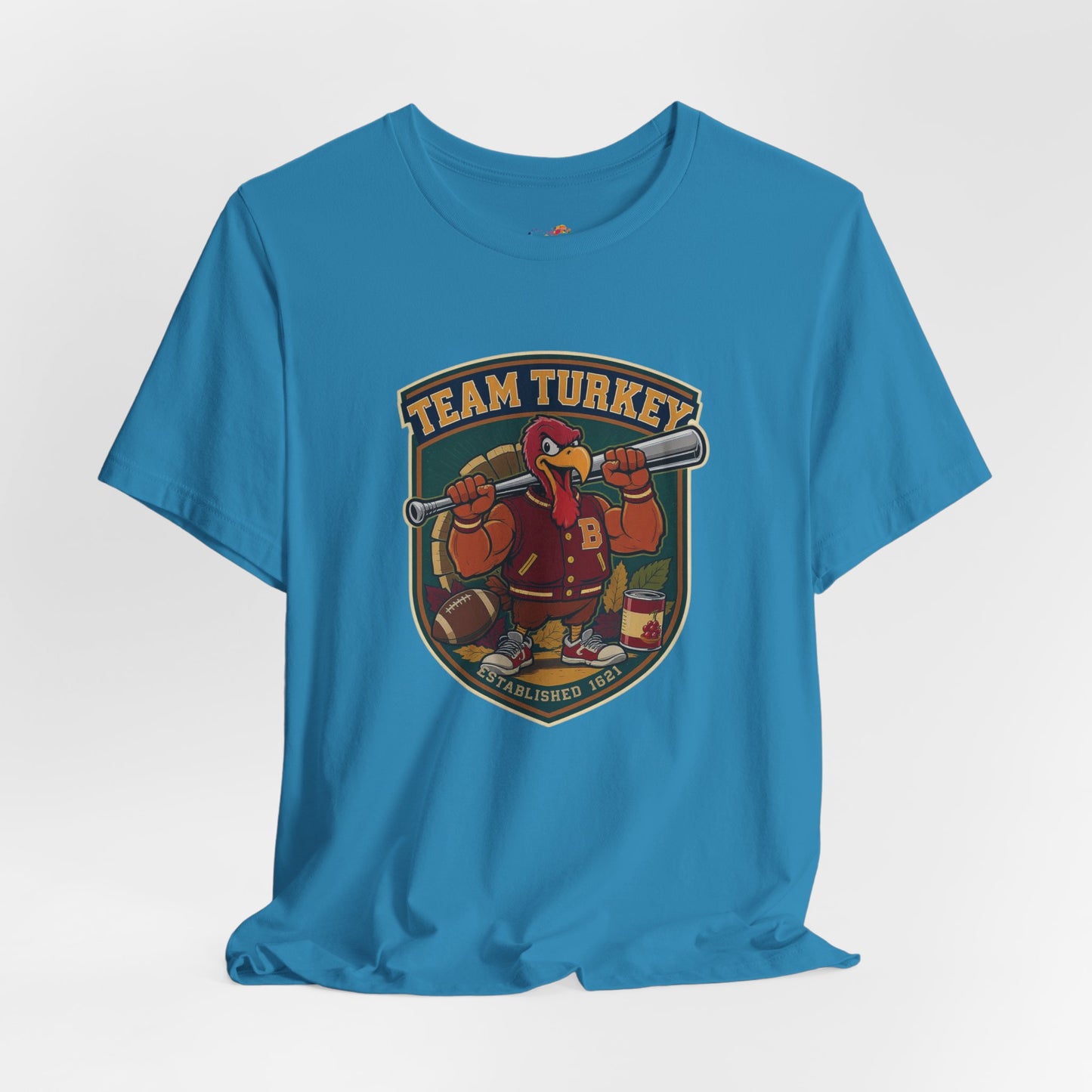 Team Turkey Tee – Thanksgiving Varsity Style Shirt