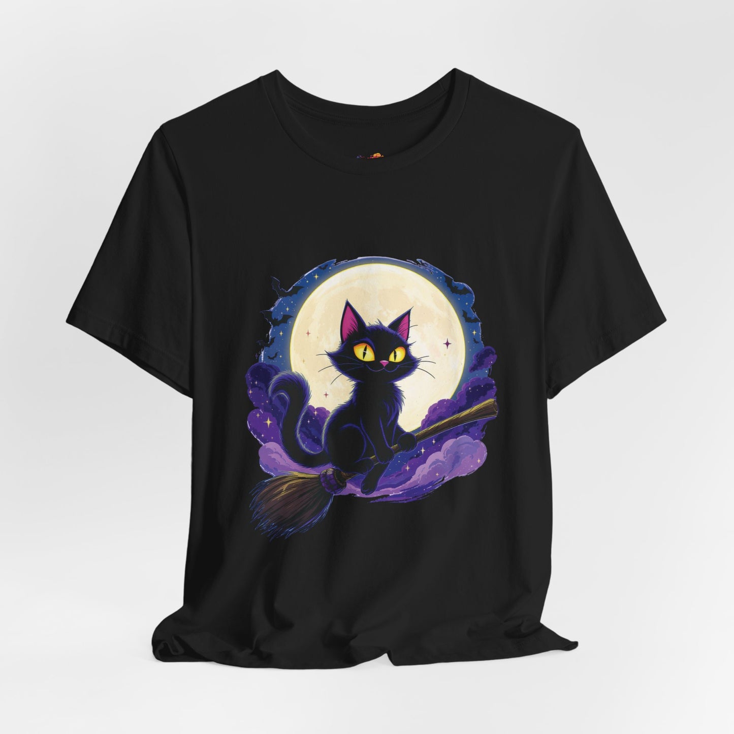 Midnight Mischief Cat Tee - Perfect for Cat Lovers, Halloween, Cozy Nights, Unique Gifts, Feline Fans